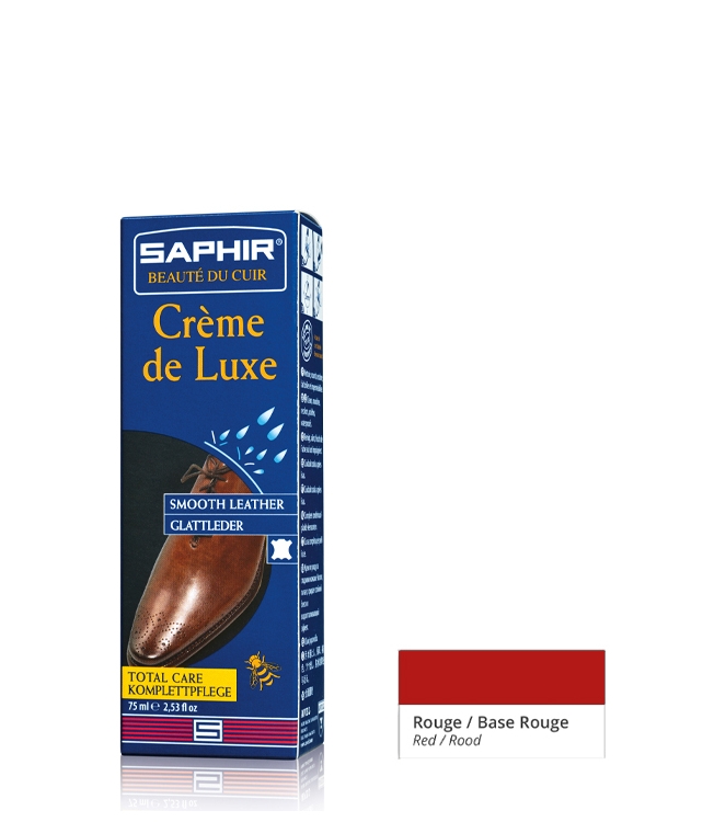 Onderhoudsmiddel Saphir luxe schoencreme <span>Creme de luxe 11</span> ROUGE Saphir luxe schoencreme <span>Creme de luxe 11</span> Creme de luxe 11 rood - www.bremmerschoenen.info - Bremmer Schoenen