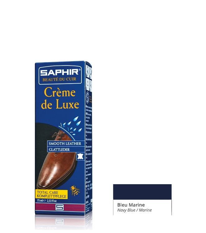 Onderhoudsmiddel Saphir luxe schoencreme <span>Creme de luxe 06</span> BLEU MARINE Saphir luxe schoencreme <span>Creme de luxe 06</span> Creme de luxe 06 blauw - www.bremmerschoenen.info - Bremmer Schoenen