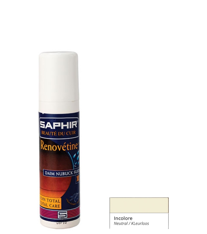 Onderhoudsmiddel Saphir onderhoudsspray <span>Renovetine 02</span> INCOLORE Saphir onderhoudsspray <span>Renovetine 02</span> Renovetine 02 meerkleurig - www.bremmerschoenen.info - Bremmer Schoenen