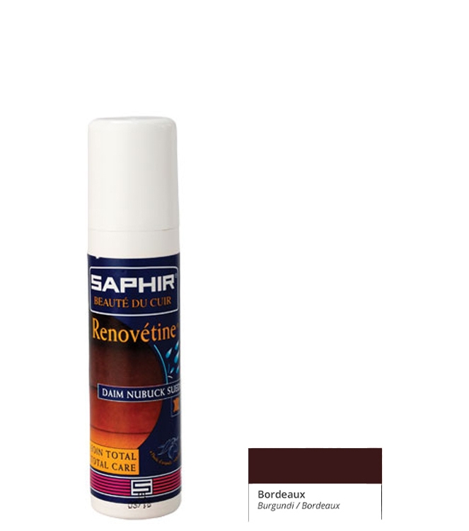 Onderhoudsmiddel Saphir onderhoudsspray <span>Renovetine 08</span> BORDEAUX Saphir onderhoudsspray <span>Renovetine 08</span> Renovetine 08 bordeaux - www.bremmerschoenen.info - Bremmer Schoenen