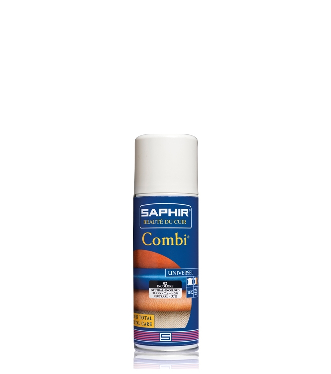 Onderhoudsmiddel Saphir onderhoudsspray <span>COMBI SPRAY 02</span> INCOLORE Saphir onderhoudsspray <span>COMBI SPRAY 02</span> COMBI SPRAY 02 meerkleurig - www.bremmerschoenen.info - Bremmer Schoenen