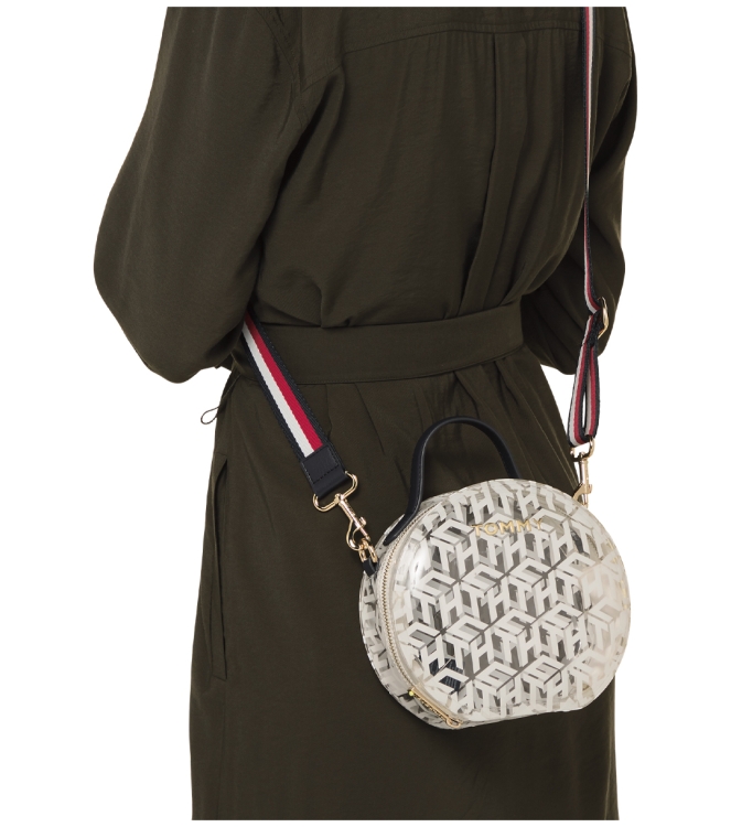 Tommy Hilfiger tas <span>AWOAW08303 OK4 Transparent</span> AWOAW08303 OK4 Transparent meerkleurig - www.bremmerschoenen.info - Bremmer Schoenen