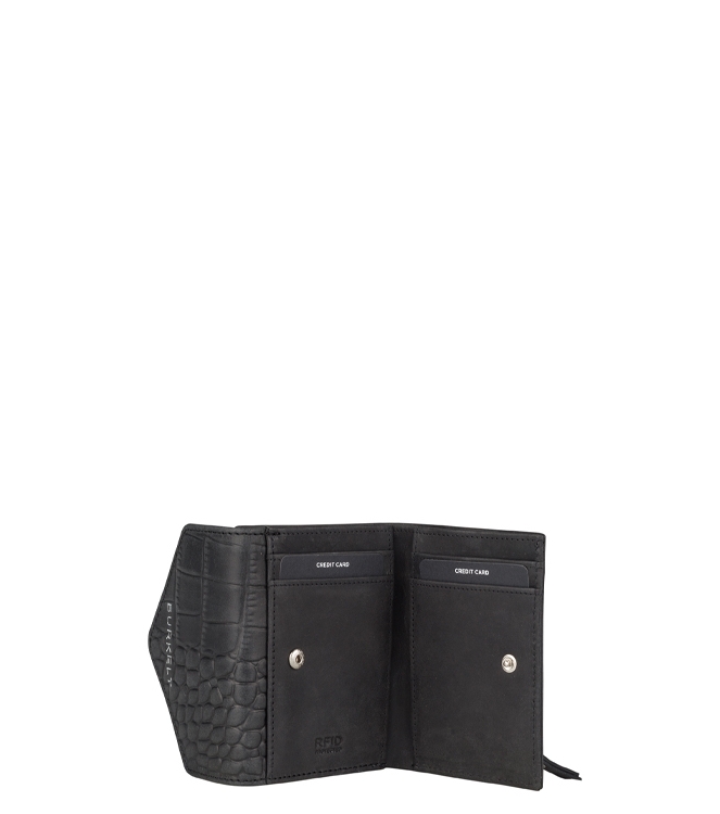 Burkely portemonnee <span>842629.10</span> 842629.10 zwart - www.bremmerschoenen.info - Bremmer Schoenen