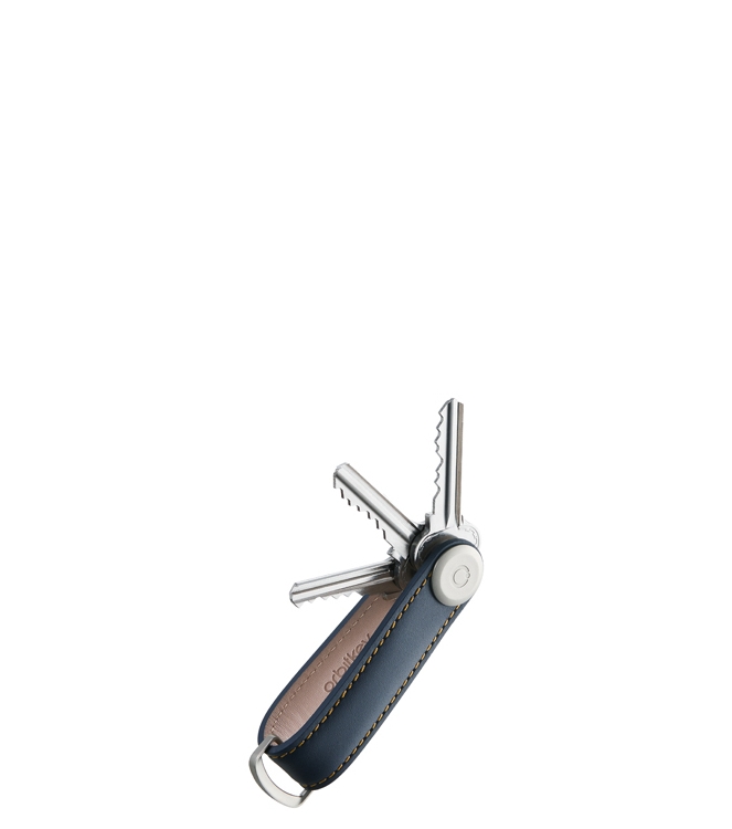 Orbitkey Orbitkey <span>LTHO-2-NVTN</span> Navy Tan Orbitkey <span>LTHO-2-NVTN</span> LTHO-2-NVTN blauw - www.bremmerschoenen.info - Bremmer Schoenen