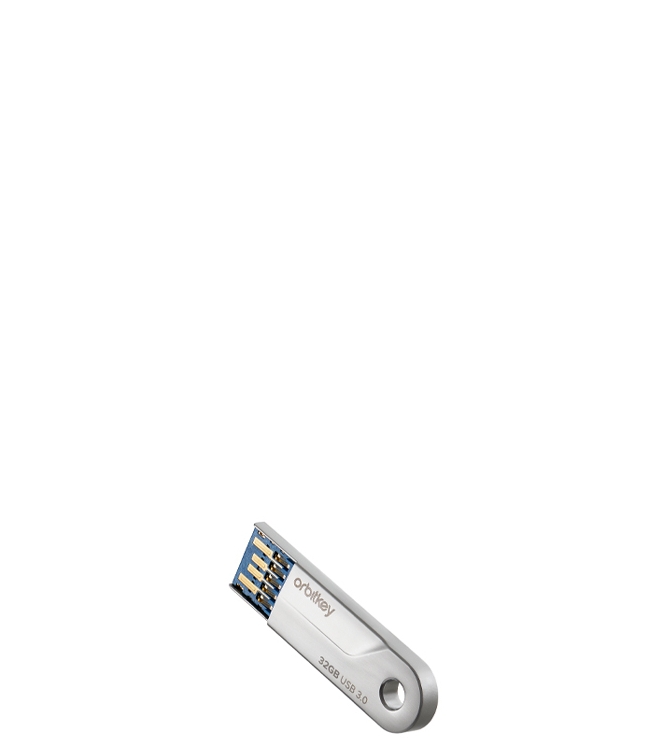Orbitkey Orbitkey USB 32GB <span>ADDO-2-32GB</span> Orbitkey USB 32GB <span>ADDO-2-32GB</span> ADDO-2-32GB zilver - www.bremmerschoenen.info - Bremmer Schoenen