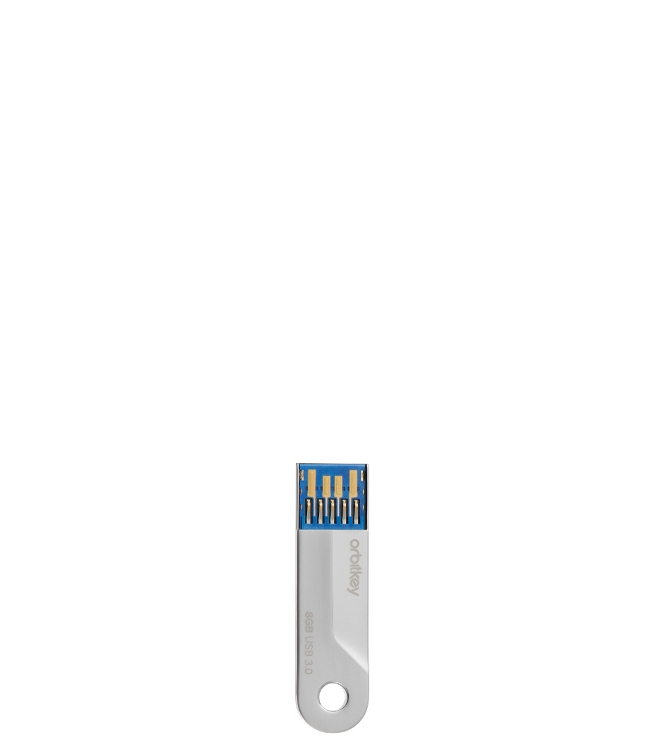 Orbitkey Orbitkey USB 8GB <span>ADDO-2-8GB</span> Orbitkey USB 8GB <span>ADDO-2-8GB</span> ADDO-2-8GB zilver - www.bremmerschoenen.info - Bremmer Schoenen