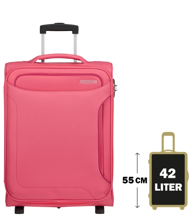 American Tourister AT trolley <span>106793 B108/50G*90003 Holiday Heat</span> Blossom Pink AT trolley <span>106793 B108/50G*90003 Holiday Heat</span> 106793 B108/50G*90003 Holiday Heat rose - www.bremmerschoenen.info - Bremmer Schoenen