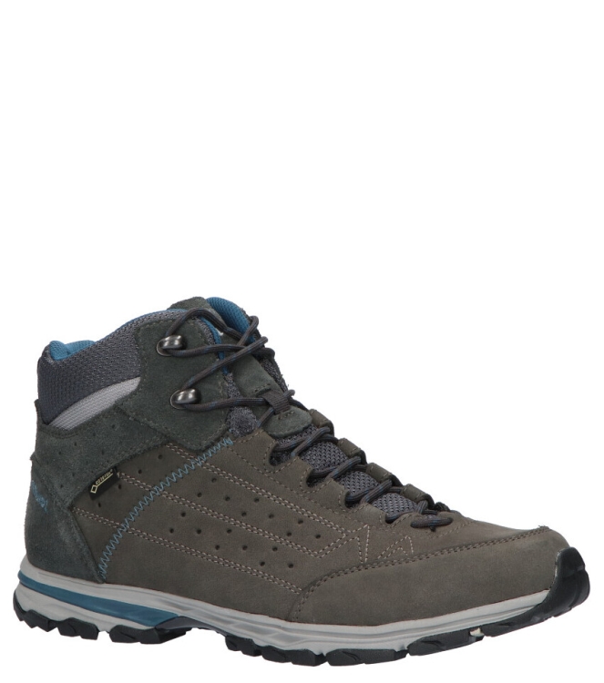 Meindl Meindl wandelschoen <span>3907-31 Durban mid GTX</span> Antrazit/blau Meindl wandelschoen <span>3907-31 Durban mid GTX</span> 3907-31 Durban mid GTX grijs - www.bremmerschoenen.info - Bremmer Schoenen