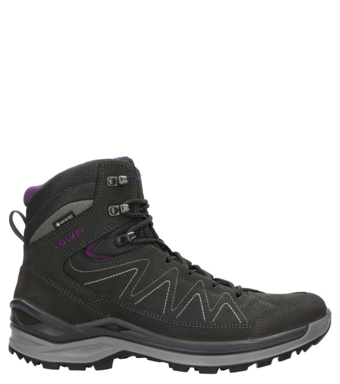 Lowa Lowa wandelschoen hoog <span>LM320721-9738 Toro evo GTX mid</span> anthracite-eggplant Lowa wandelschoen hoog <span>LM320721-9738 Toro evo GTX mid</span> LM320721-9738 Toro evo GTX mid grijs - www.bremmerschoenen.info - Bremmer Schoenen